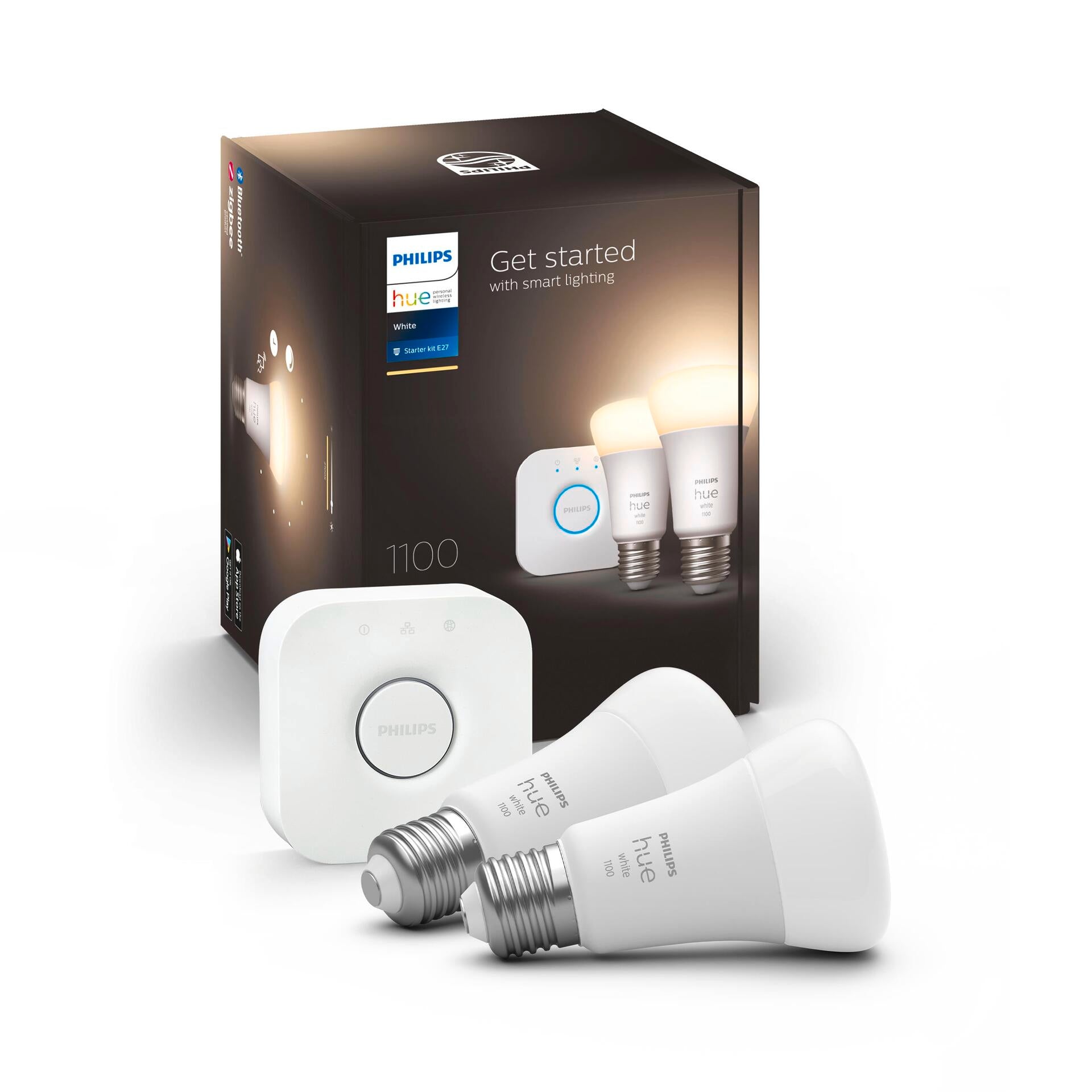 Philips Hue White E27 2er Starter Set
