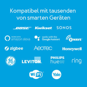 Aeotec Smart Home Hub - Works as a SmartThings Hub Kompatibilität