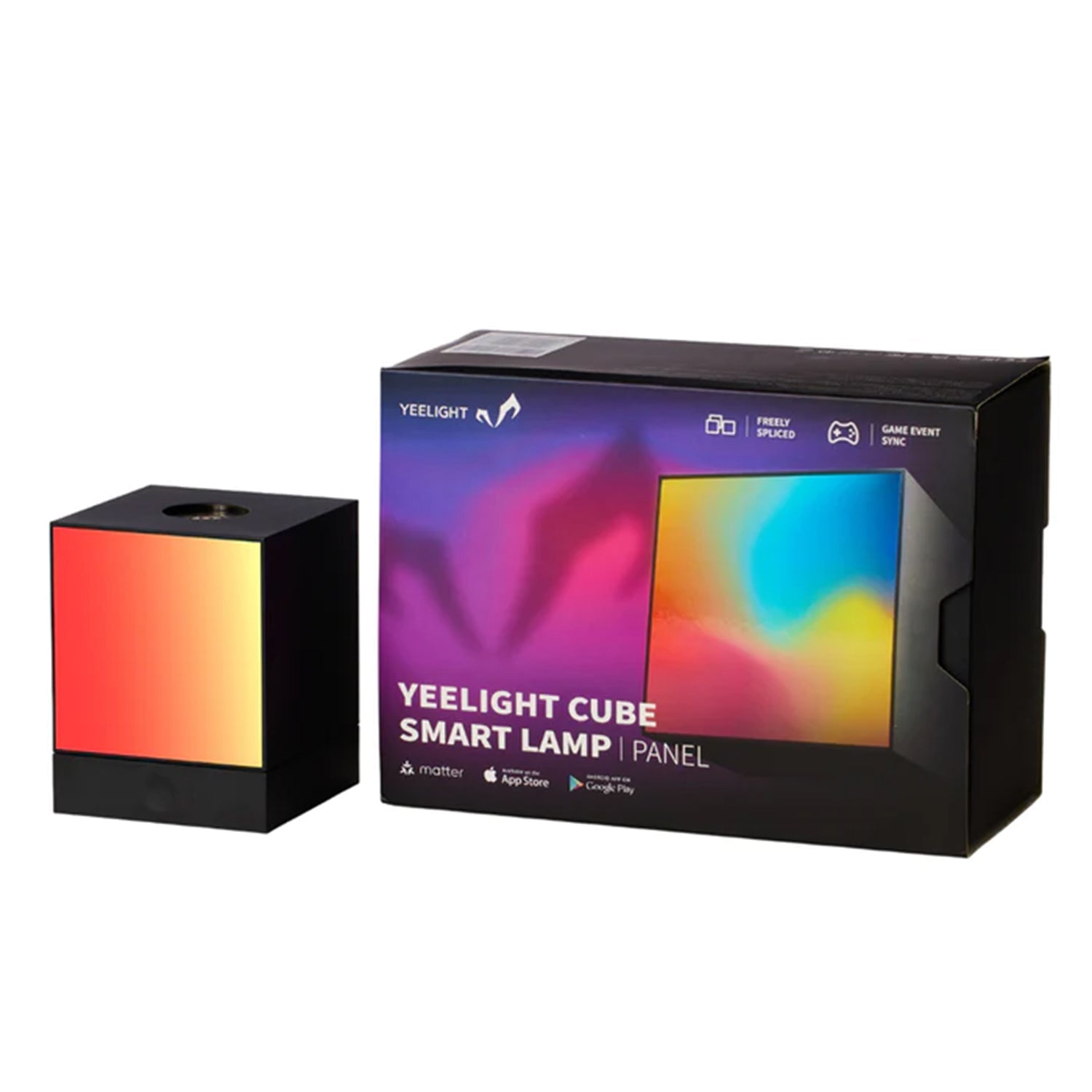 YEELIGHT Cube Smart Lamp - Light Gaming Cube Panel - Rooted Base