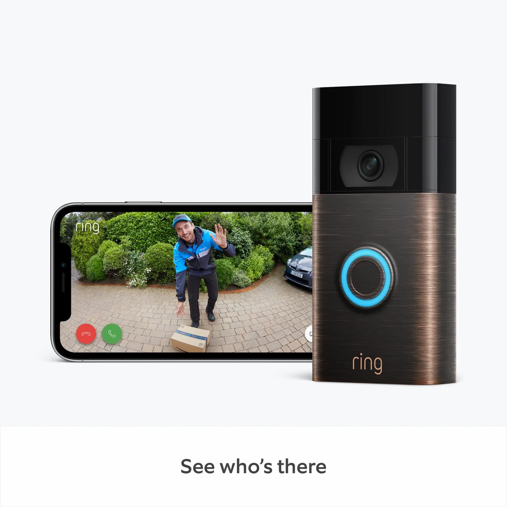 Ring Video Doorbell 3rd Gen mit Ring Chime 2nd Gen