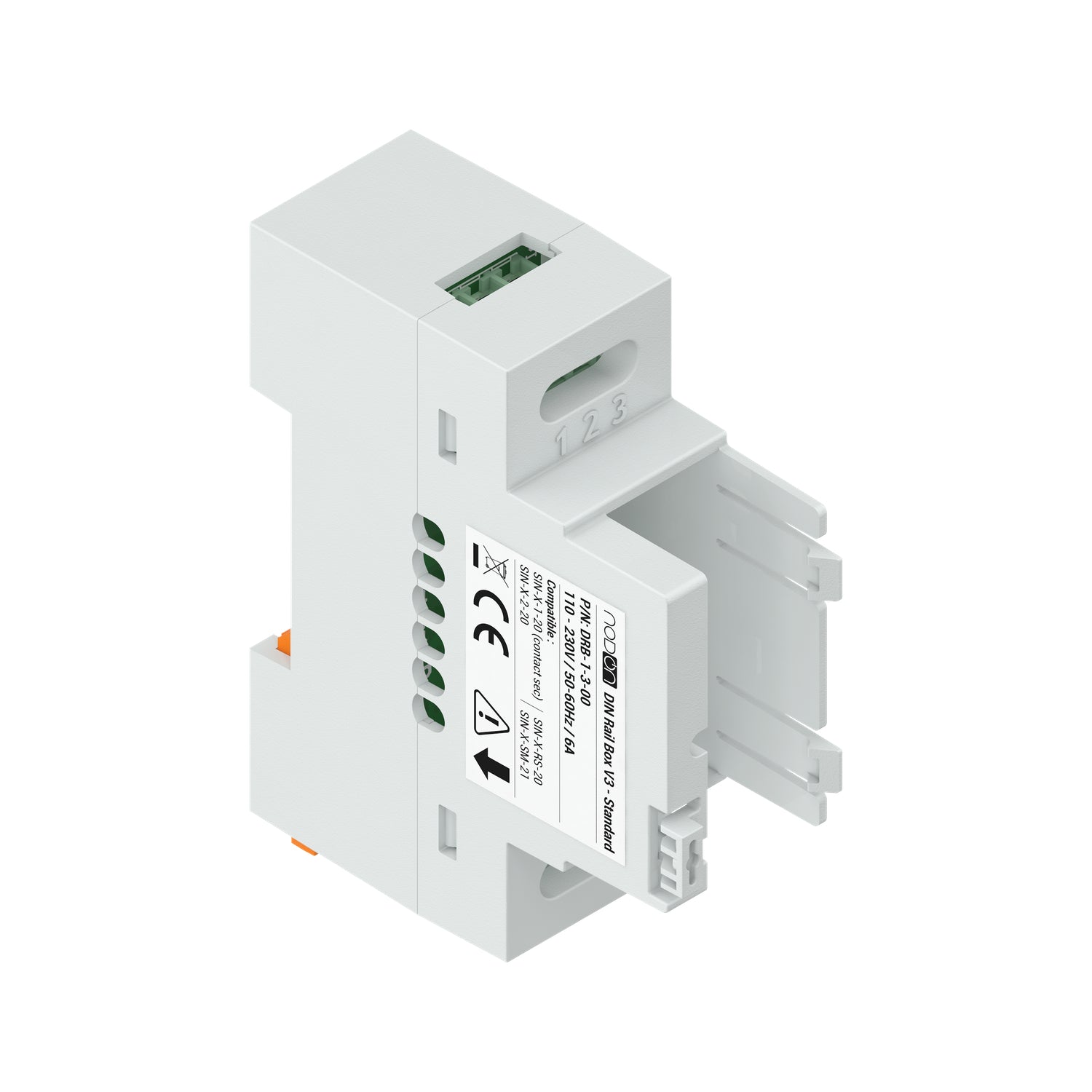 NodOn DIN Rail Box (Standard) für Zigbee- oder EnOcean-Relaisschalter (5 Stück)