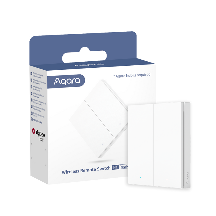 Aqara Wireless Switch H1 Doppelschalter