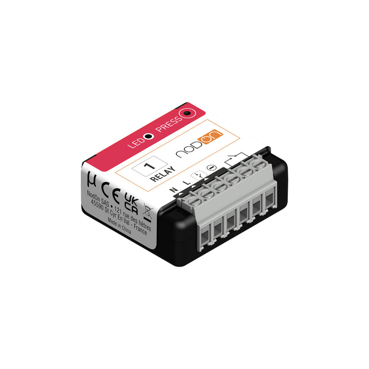 NodOn Multifunction Relay Switch 1-Channel 16A Relaisschalter SIN-4-1-20
