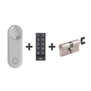Yale Linus L2 Starter Set Pro - Linus L2 Smart Lock & Linus Keypad & Adjustable Cylinder