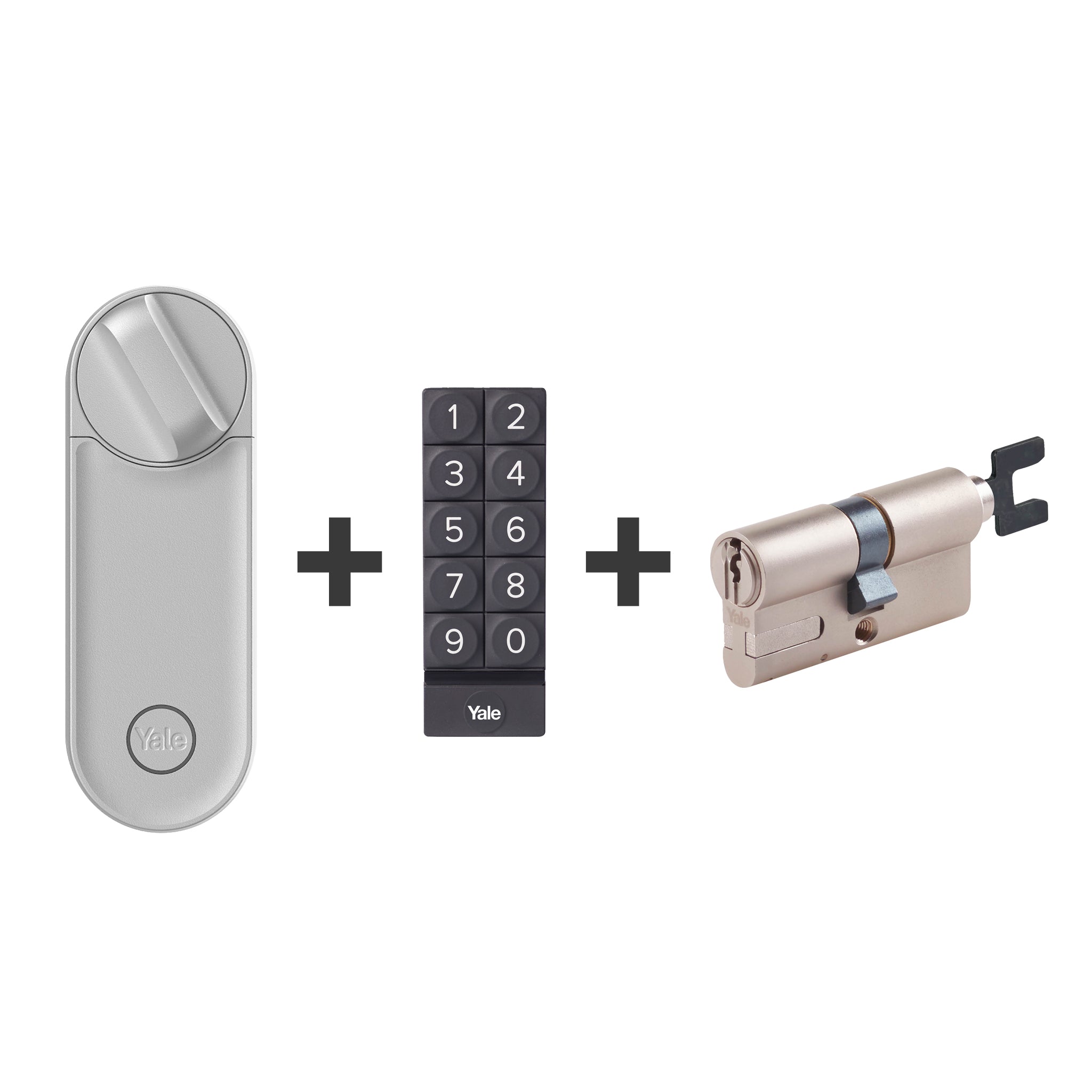 Yale Linus L2 Starter Set Pro - Linus L2 Smart Lock & Linus Keypad & Adjustable Cylinder