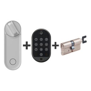 Yale Linus L2 Fingerprint Starter Set Pro - Linus L2 Smart Lock & Linus Keypad 2 Fingerprint & Adjustable Cylinder