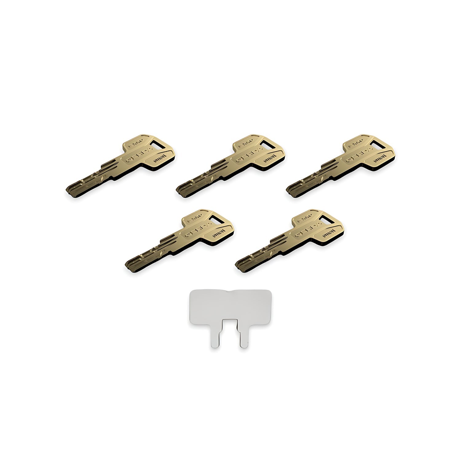 GERDA EXXO Längenverstellbarer Zylinder Innen 31-62mm Aussen 31-62mm für tedee Lock PRO