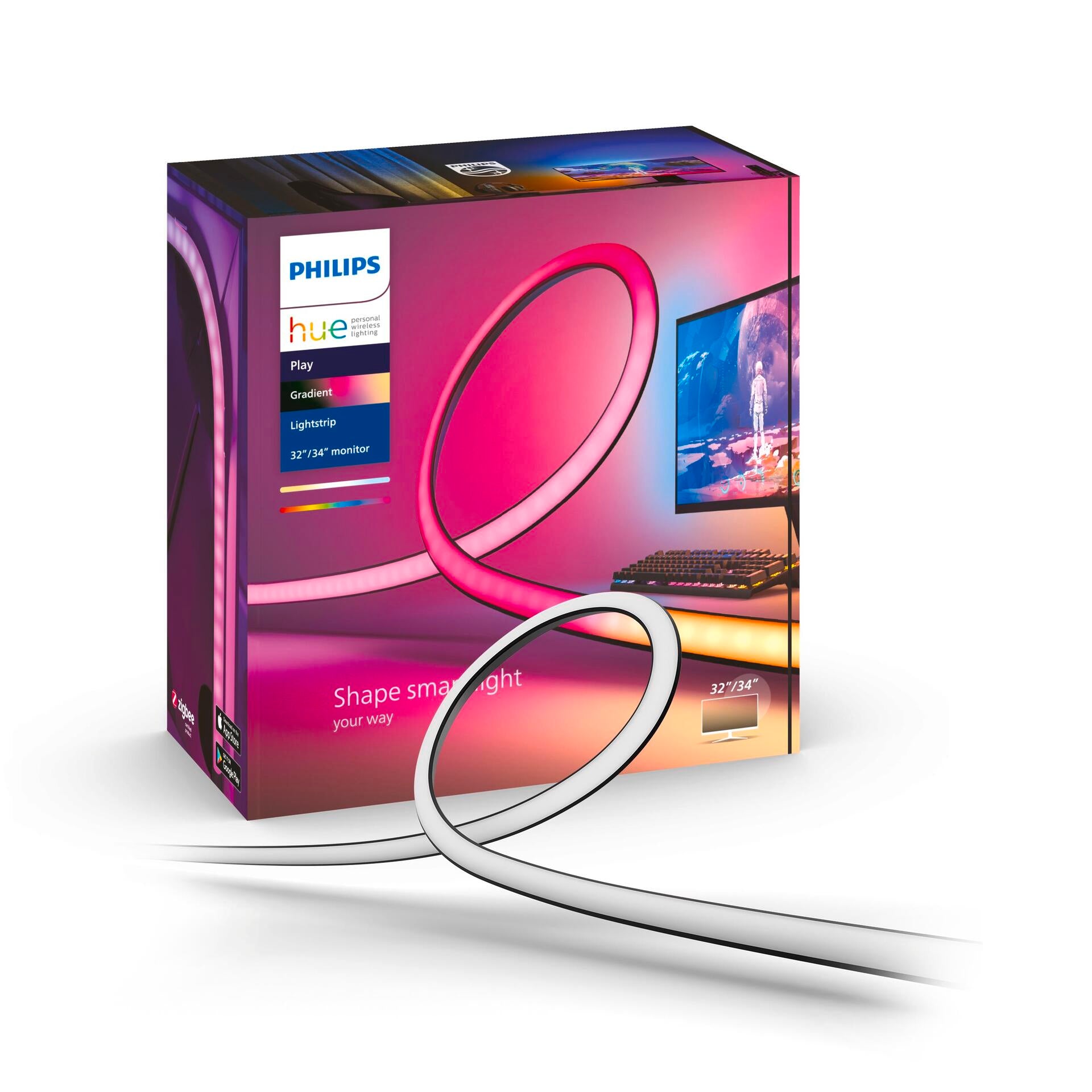 Philips Hue Play Gradient PC Lightstrip 32/34”