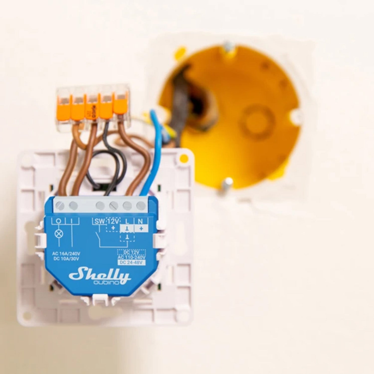 Shelly Qubino Wave 1 - relay switch 1x 16A (Z-Wave) - Shelly Wave 1