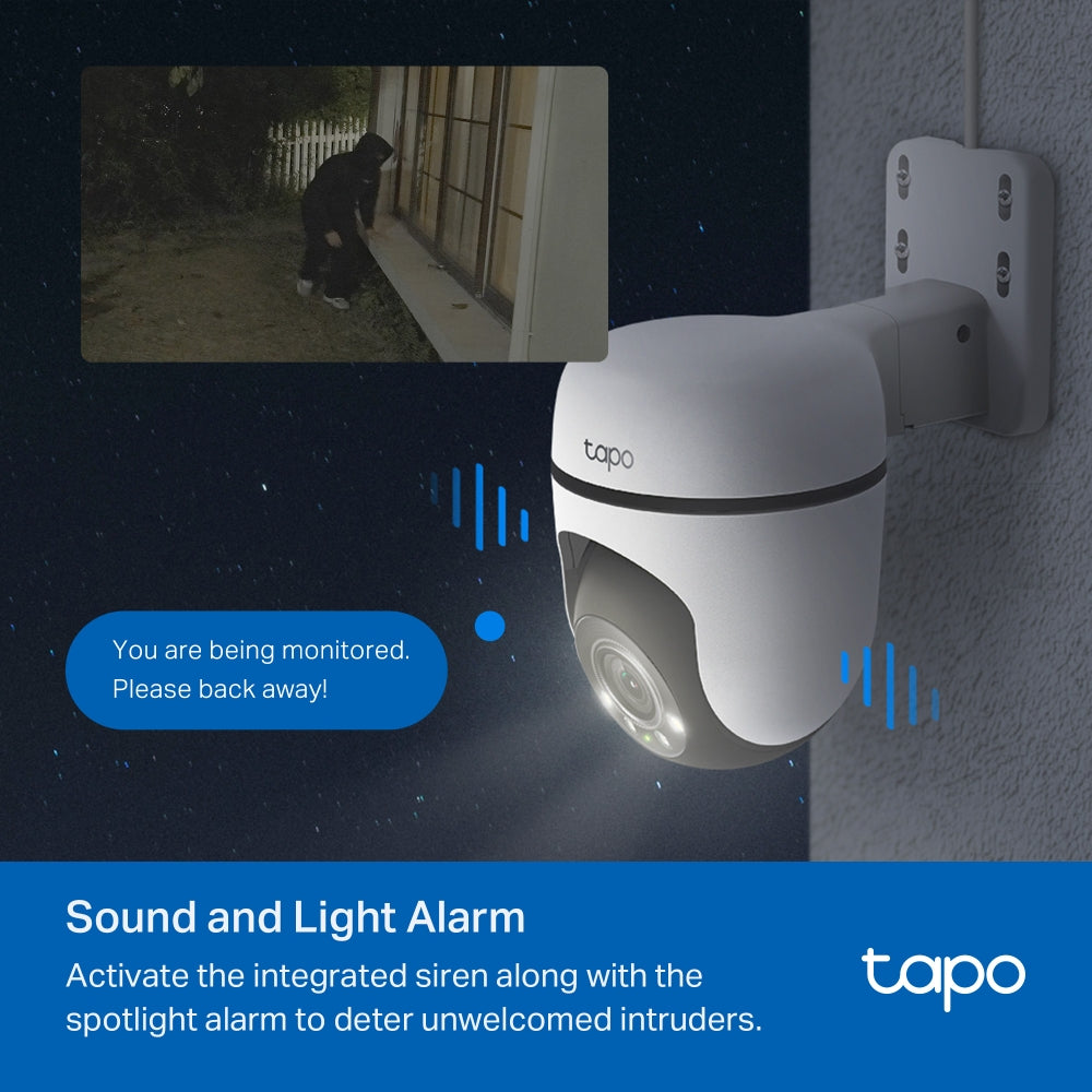 TP-Link Tapo C510W Outdoor Pan Tilt Security IP Cam