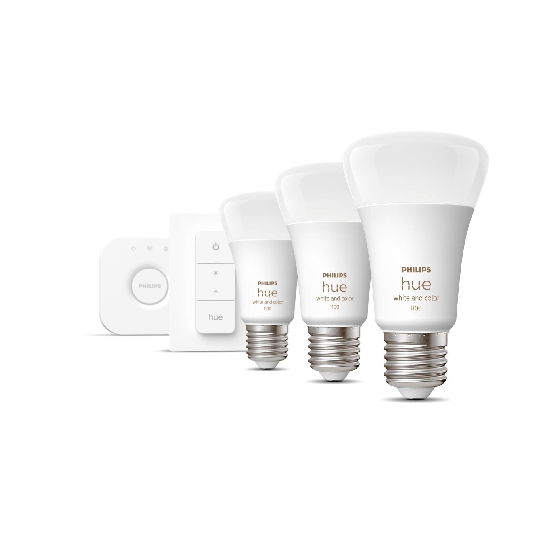 Philips Hue White & Color Ambiance E27 3er Starter Set