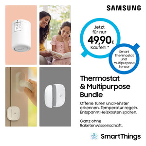 Thermostat & Tür-Fenster-Kontakt Bundle - POPP Zigbee Thermostat + Multipurpose Sensor