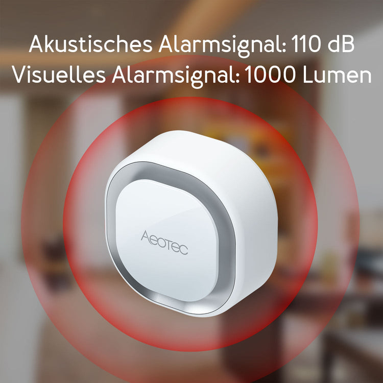 Aeotec Siren 6 Alarmsignale