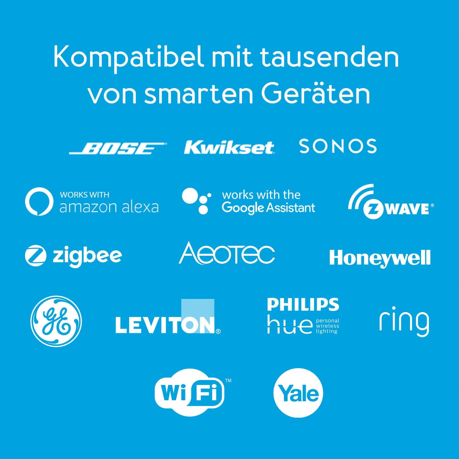 Aeotec Smart Home Hub - Works as a SmartThings Hub Kompatibilität